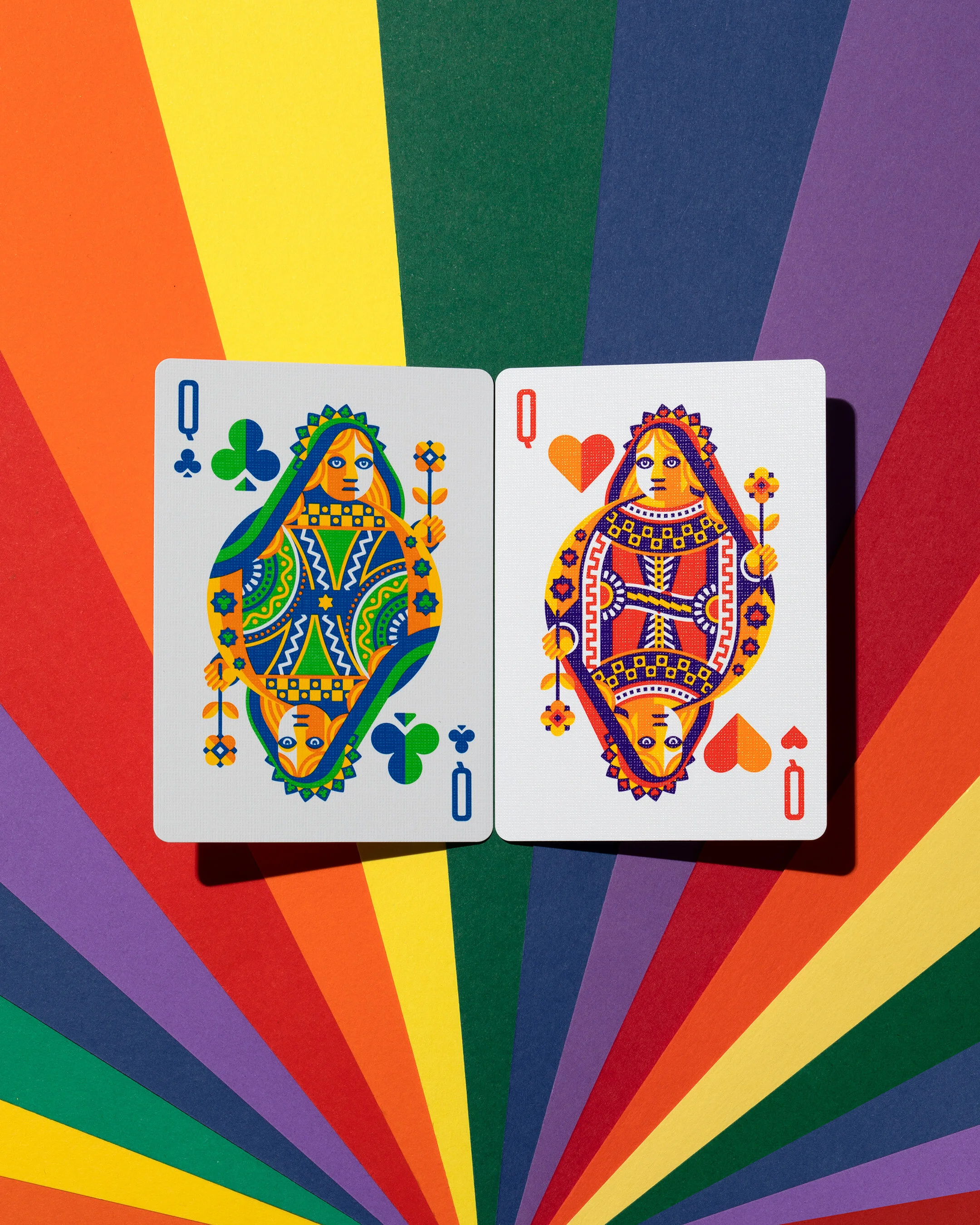 DKNG 'Rainbow Wheel' Playing Cards — DKNG